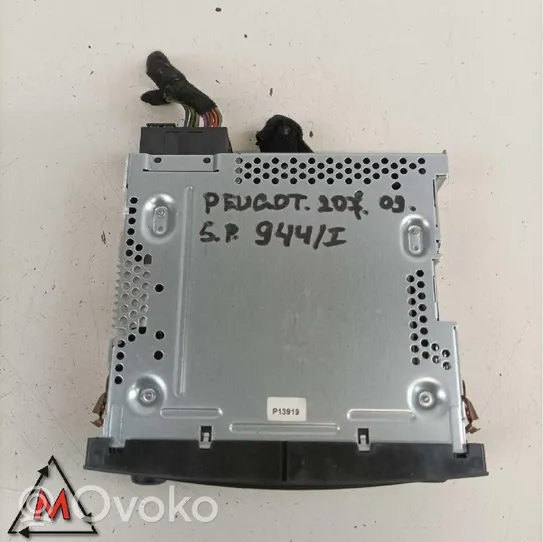 Peugeot 207 Radio/CD/DVD/GPS-pääyksikkö 96662669XT03