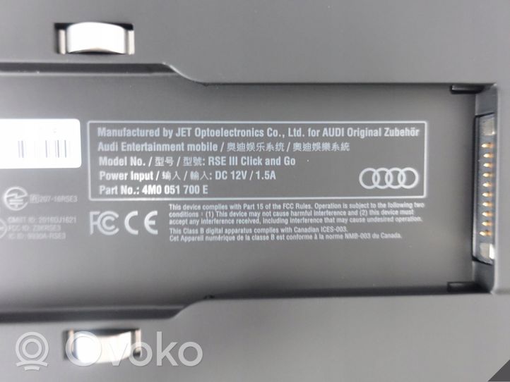 Audi A6 S6 C8 4K Monitori/näyttö/pieni näyttö 4M0051700E