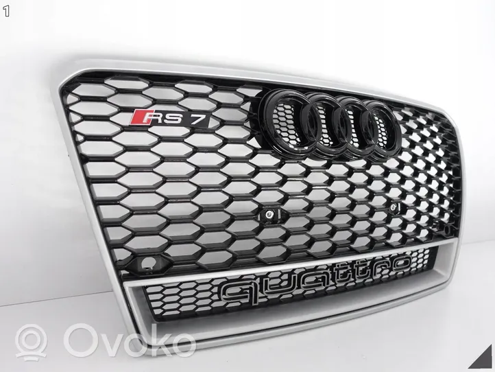 Audi RS7 C7 Maskownica / Grill / Atrapa górna chłodnicy 4G8853653E