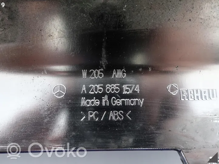 Mercedes-Benz C AMG W205 Apdailinė priekinio bamperio juosta A2058851574