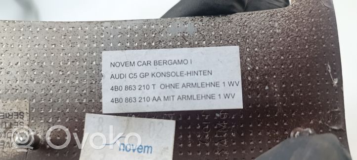 Audi A6 S6 C5 4B Kita centrinė konsolės (tunelio) detalė 4B0863210T