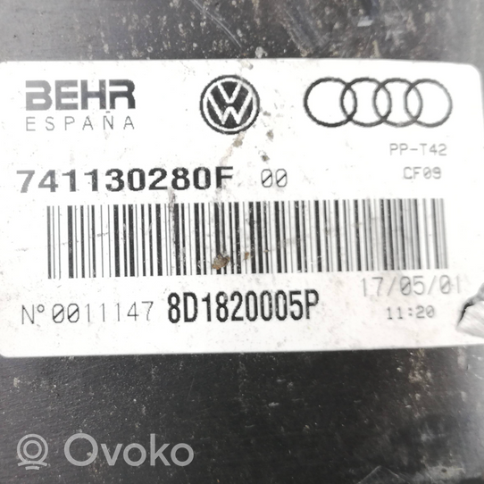 Volkswagen PASSAT B5 Ventola riscaldamento/ventilatore abitacolo 8D1820005P
