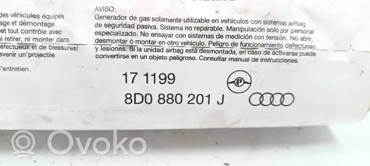 Audi A4 S4 B5 8D Poduszka powietrzna Airbag pasażera 8D0880201J