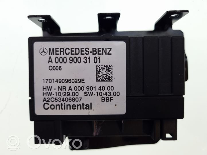Mercedes-Benz Sprinter W901 W902 W903 W904 Polttoaineen ruiskutuspumpun ohjainlaite/moduuli A0009003101