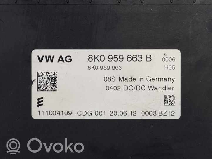 Audi Q5 SQ5 Unidad de control del administrador de energía 8K0959663B
