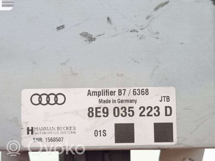 Audi A4 S4 B7 8E 8H Amplificatore 8E9035223D