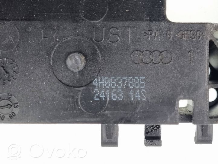 Audi A6 S6 C7 4G Support extérieur, poignée de porte arrière 4H0837885