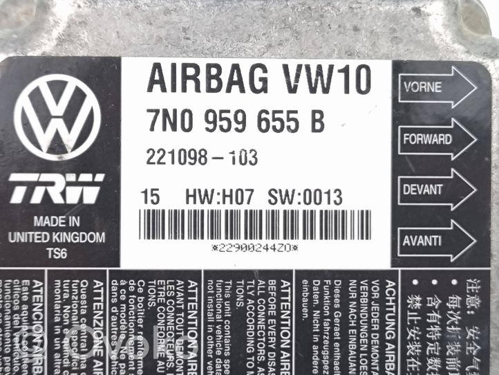 Volkswagen Sharan Centralina/modulo airbag 7N0959655B