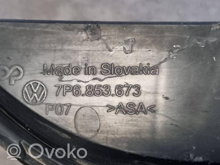 Volkswagen Touareg II Grille inférieure de pare-chocs avant 7P6853673