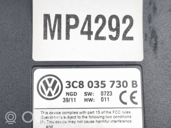 Skoda Superb B6 (3T) Bluetoothin ohjainlaite/moduuli 3C8035730B