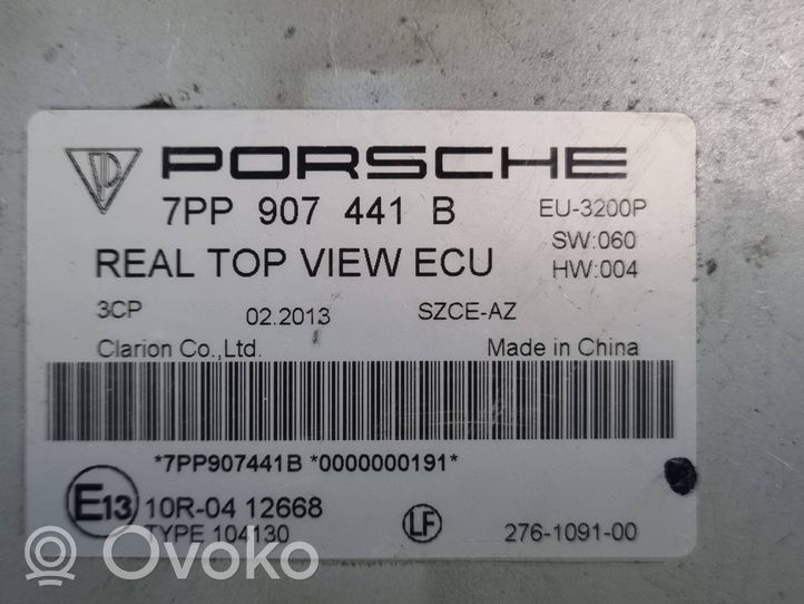 Porsche Cayenne (92A) Centralina/modulo telecamera 7PP907441B