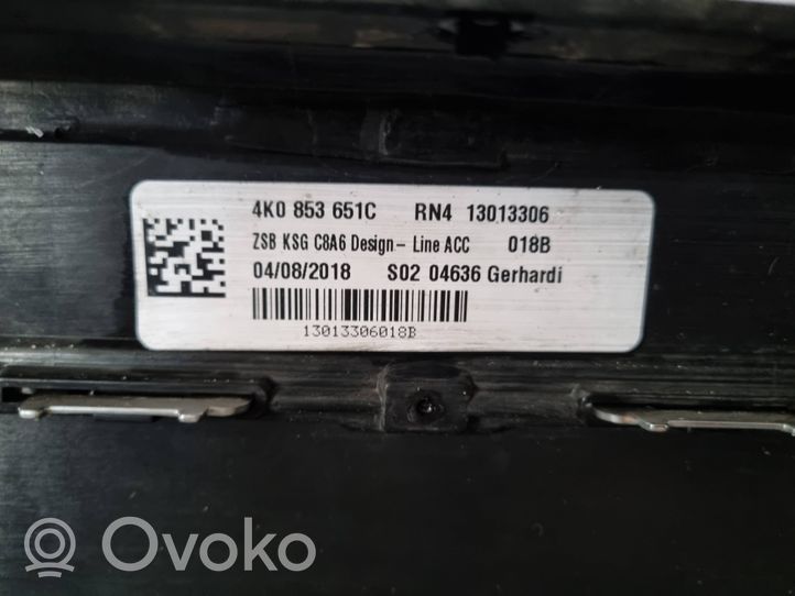 Audi A6 S6 C8 4K Parachoques delantero 4K0807437A