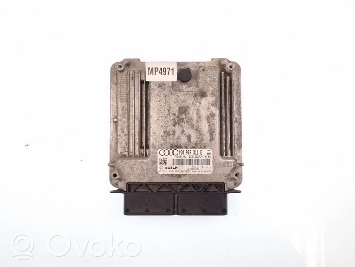 Audi A6 S6 C7 4G Moottorin ohjainlaite/moduuli 4G0907311E