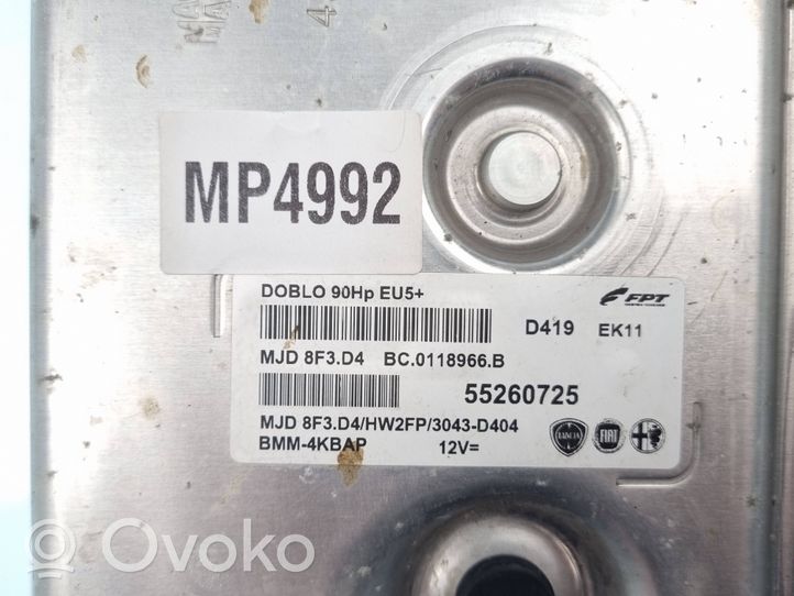 Fiat Doblo Calculateur moteur ECU BC0118966B