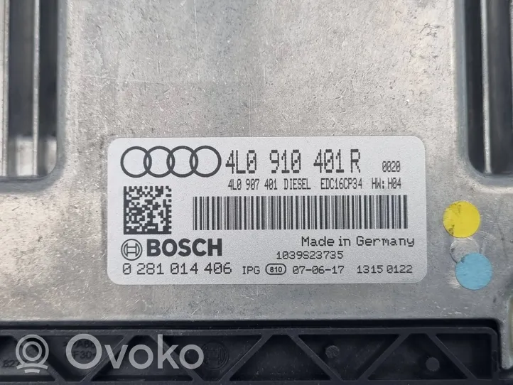 Audi Q7 4L Moottorin ohjainlaite/moduuli 4L0910401R