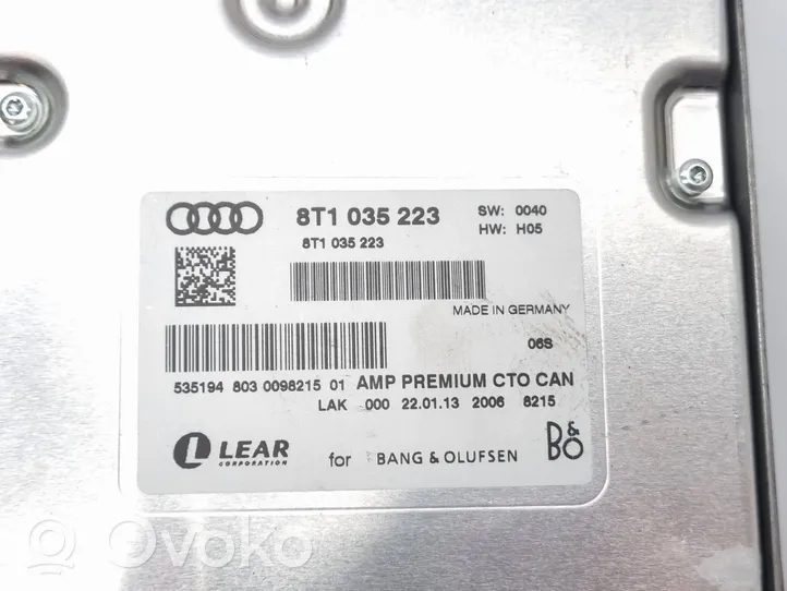 Audi A4 S4 B8 8K Amplificatore 8T1035223