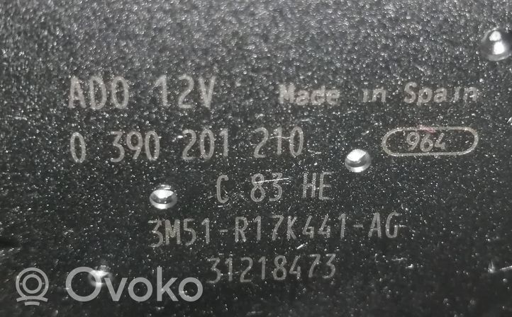 Volvo V50 Moteur d'essuie-glace arrière 0390201210