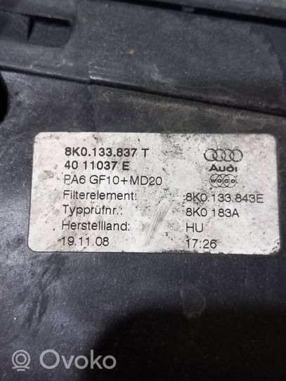 Audi A4 S4 B8 8K Boîtier de filtre à air 8K0133837T