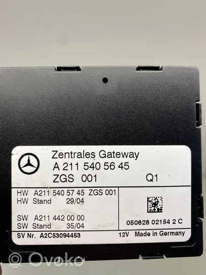 Mercedes-Benz E W211 Modulo di controllo accesso A2115405645