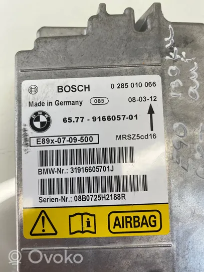 BMW 3 E92 E93 Airbag control unit/module 0285010066
