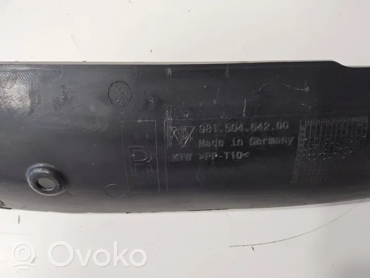 Porsche Cayman 982 Panel wykończeniowy błotnika 98150464200