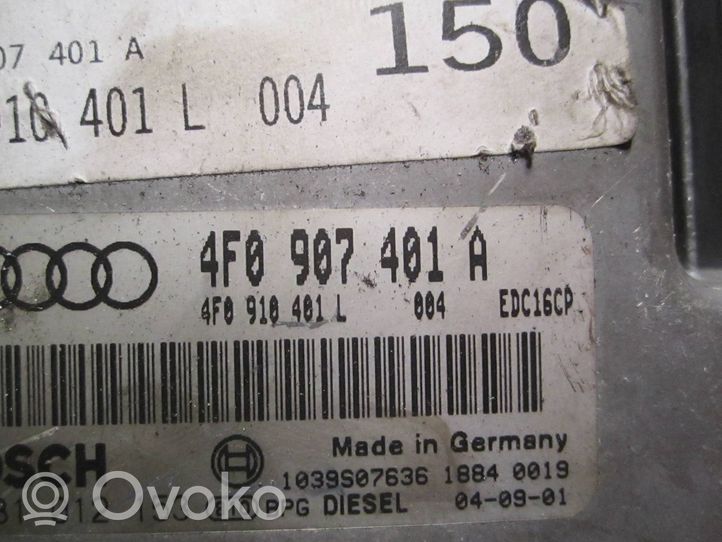 Audi A6 S6 C6 4F Variklio valdymo blokas 4F0907401A