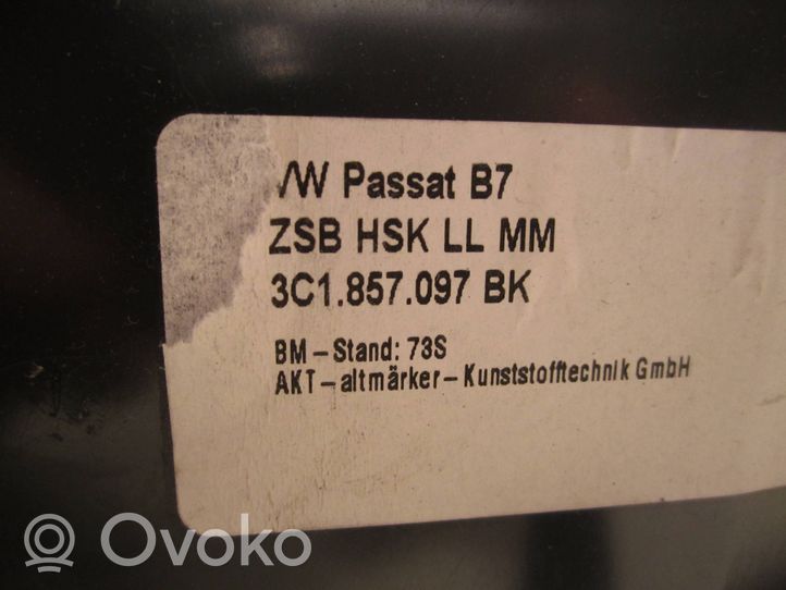 Volkswagen PASSAT B7 Schowek deski rozdzielczej / Komplet 3C1857097BK