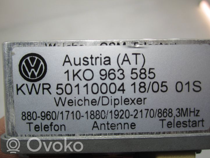 Volkswagen Touran I Aerial antenna amplifier 1K0963585