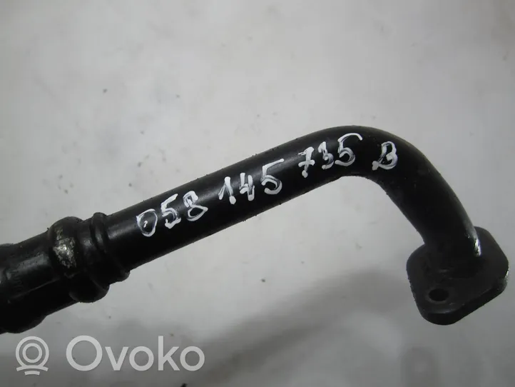 Audi A4 S4 B5 8D Tubo flessibile mandata olio del turbocompressore turbo 058145735B