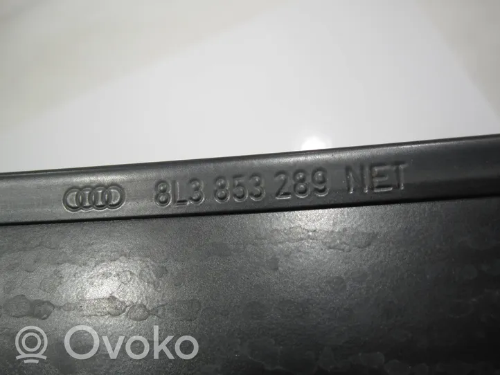 Audi A3 S3 8L Rivestimento modanatura del vetro della portiera anteriore 8L3853289