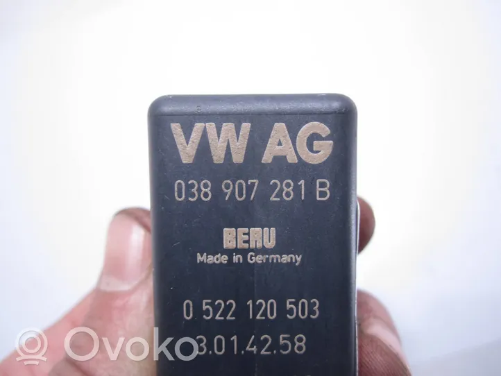 Audi A6 S6 C6 4F Przekaźnik / Modul układu ogrzewania wstępnego 038907281B