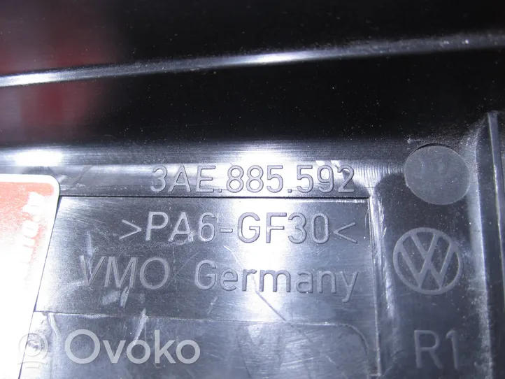 Volkswagen PASSAT B7 Istuimen selkänojan säätövipu/-kahva 3AE885592