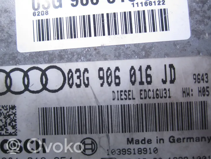 Audi A4 S4 B7 8E 8H Блок управления двигателя 03G906016JD