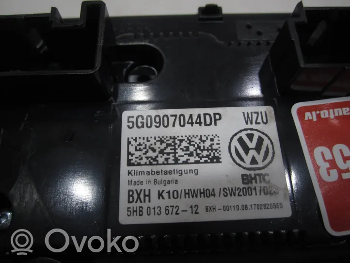Volkswagen PASSAT B8 Panel klimatyzacji 5G0907044DP