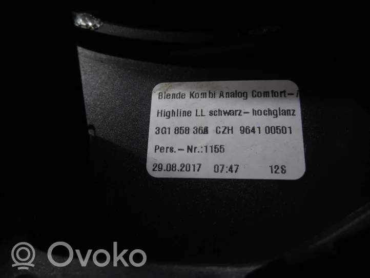 Volkswagen PASSAT B8 Element deski rozdzielczej 3G1858366