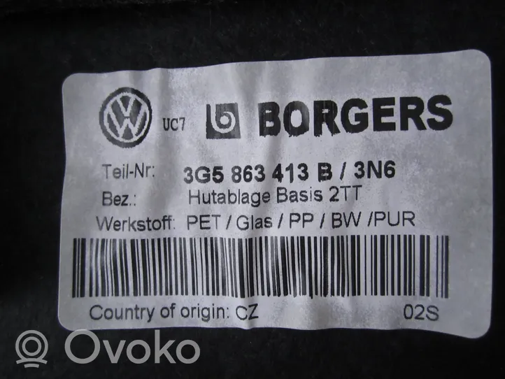 Volkswagen PASSAT B8 Hutablage 3G5863413B