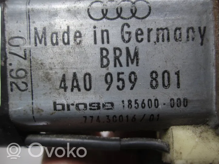 Audi 100 S4 C4 Moteur de lève-vitre de porte avant 4A0959801