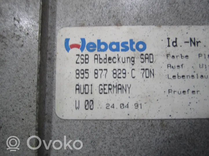 Audi A6 S6 C4 4A Interruptor del techo solar 895877829C