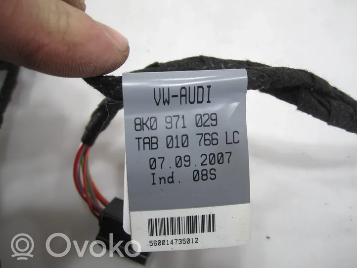 Audi A4 S4 B8 8K Priekšējo durvju vadu instalācija 8K0971029