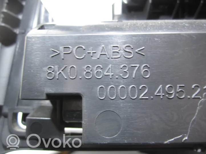 Audi A4 S4 B8 8K Consolle centrale del vano portaoggetti 8K0864376