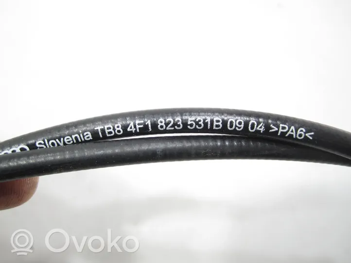 Audi A6 S6 C6 4F Engine bonnet/hood lock release cable 4F1823531B