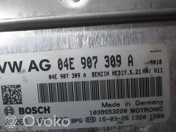 Volkswagen Golf VII Calculateur moteur ECU 04E907309A