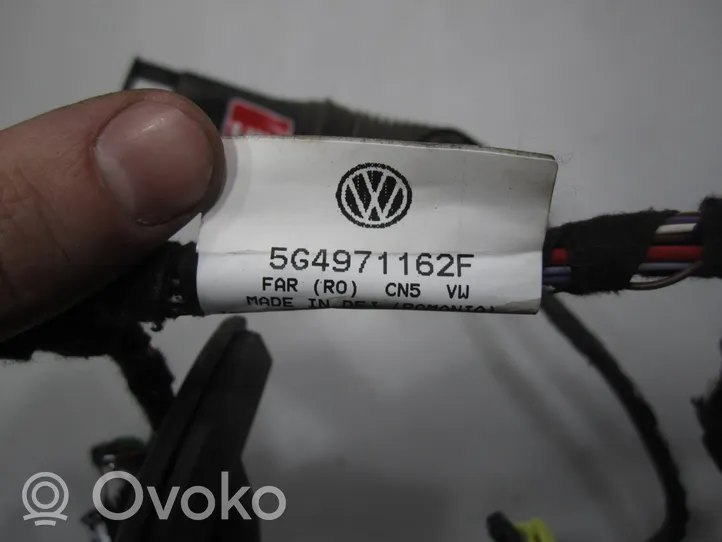 Volkswagen Golf VII Faisceau de câblage de porte avant 5G4971162F