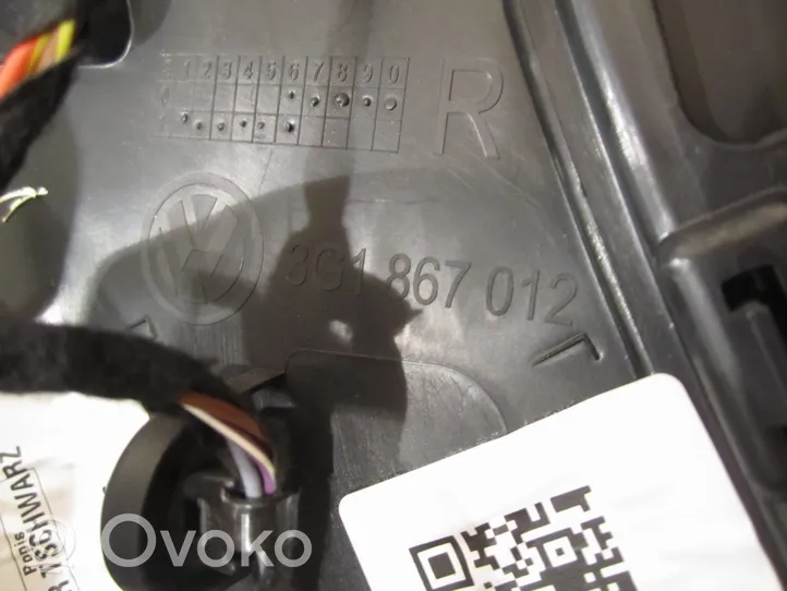 Volkswagen PASSAT B8 Garniture de panneau carte de porte avant 3G1867012