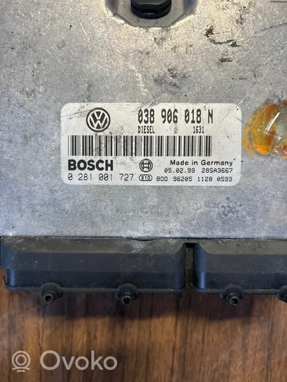 Volkswagen PASSAT B5 Sterownik / Moduł ECU 038906018N