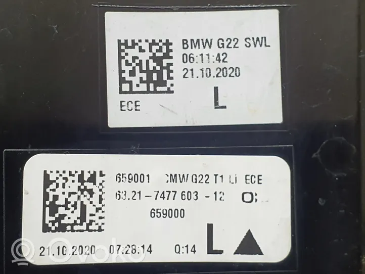 BMW 4 G22 G23 G24 G26 Feux arrière / postérieurs 7477607