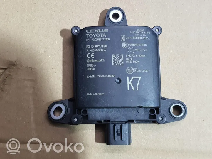 Toyota Yaris XP210 Modulo di controllo del punto cieco 88162-K0010