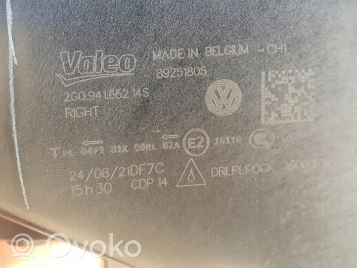 Volkswagen Polo VI AW Lampa LED do jazdy dziennej 2G0941662B