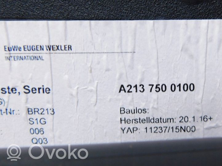 Mercedes-Benz E W213 Autres pièces intérieures A2137503900