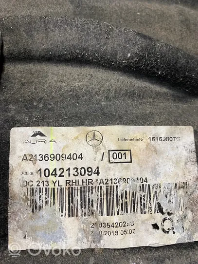 Mercedes-Benz E W213 Pare-boue arrière A2136909404